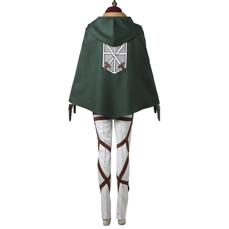 Attack On Titan Shingeki No Kyojin Mikasa Akkaman Mikasa Ackerman 104th Cadet Corps Cosplay Costume - No Boots 5 Attack On Titan Shingeki No Kyojin Mikasa Akkaman Mikasa Ackerman 104th Cadet Corps Cosplay Costume - No Boots - Image 3