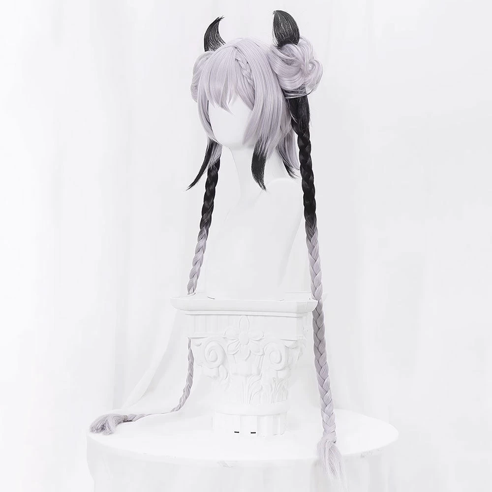 Genshin Impact Demon Silver Cosplay Wig 5 Genshin Impact Demon Silver Cosplay Wig - Image 3