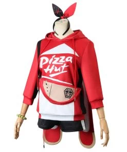 Genshin Impact Amber Pizza Hut Halloween Cosplay Costume -Cosplay Shop 3 e910cda4 6fbc 4bcb b32e 8f0cc73e8c87
