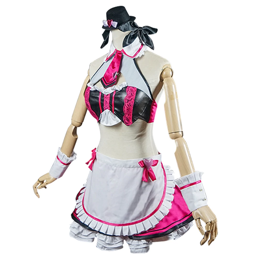 Fate Grand Order Valentine's Day Rin Tohsaka Chocolate Maid Dress Cosplay Costume 5 Fate Grand Order Valentine's Day Rin Tohsaka Chocolate Maid Dress Cosplay Costume - Image 3