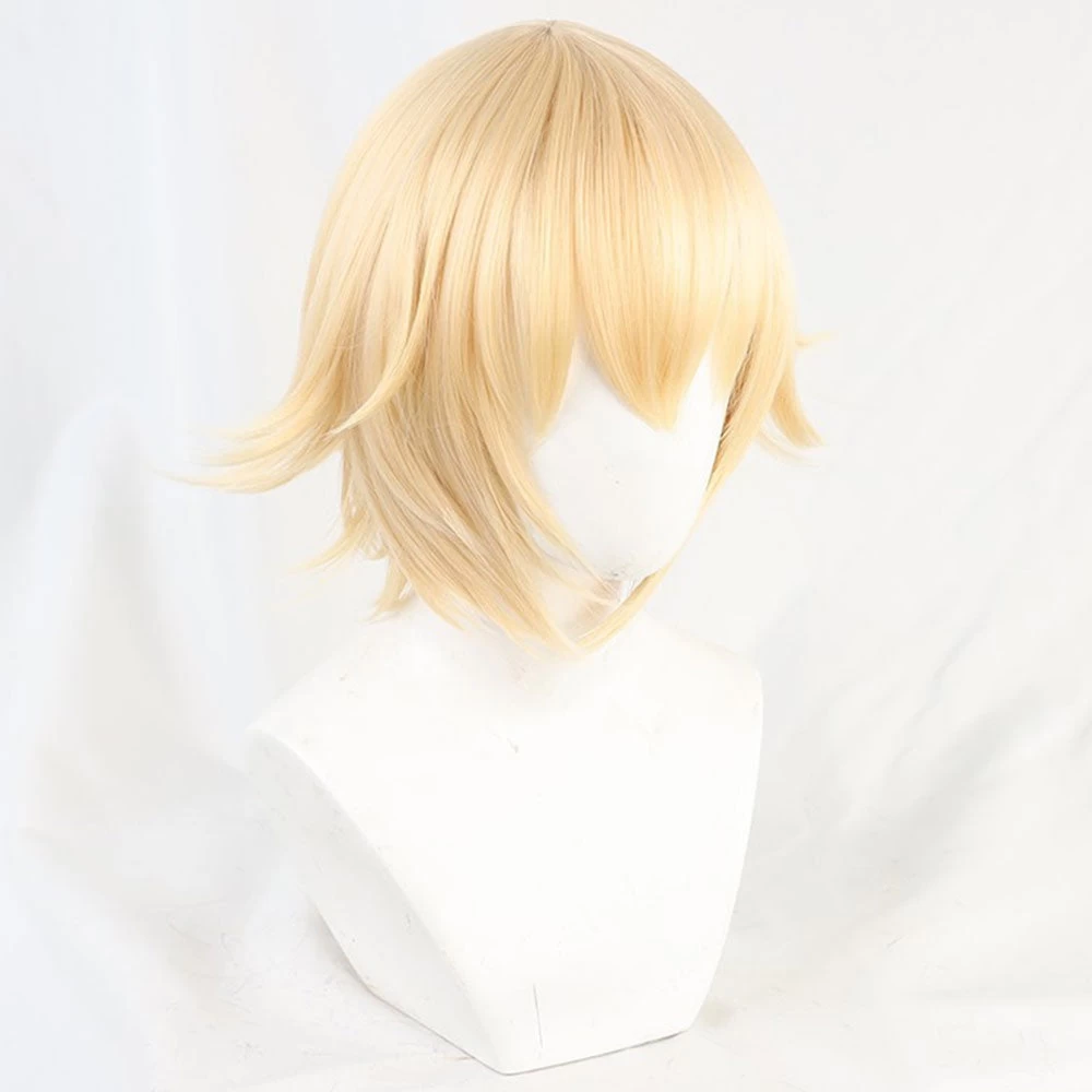 Genshin Impact Dainsleif Golden Cosplay Wig 6 Genshin Impact Dainsleif Golden Cosplay Wig - Image 4