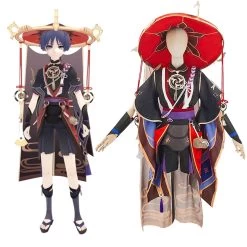 Genshin Impact Scaramouche Cosplay Costume