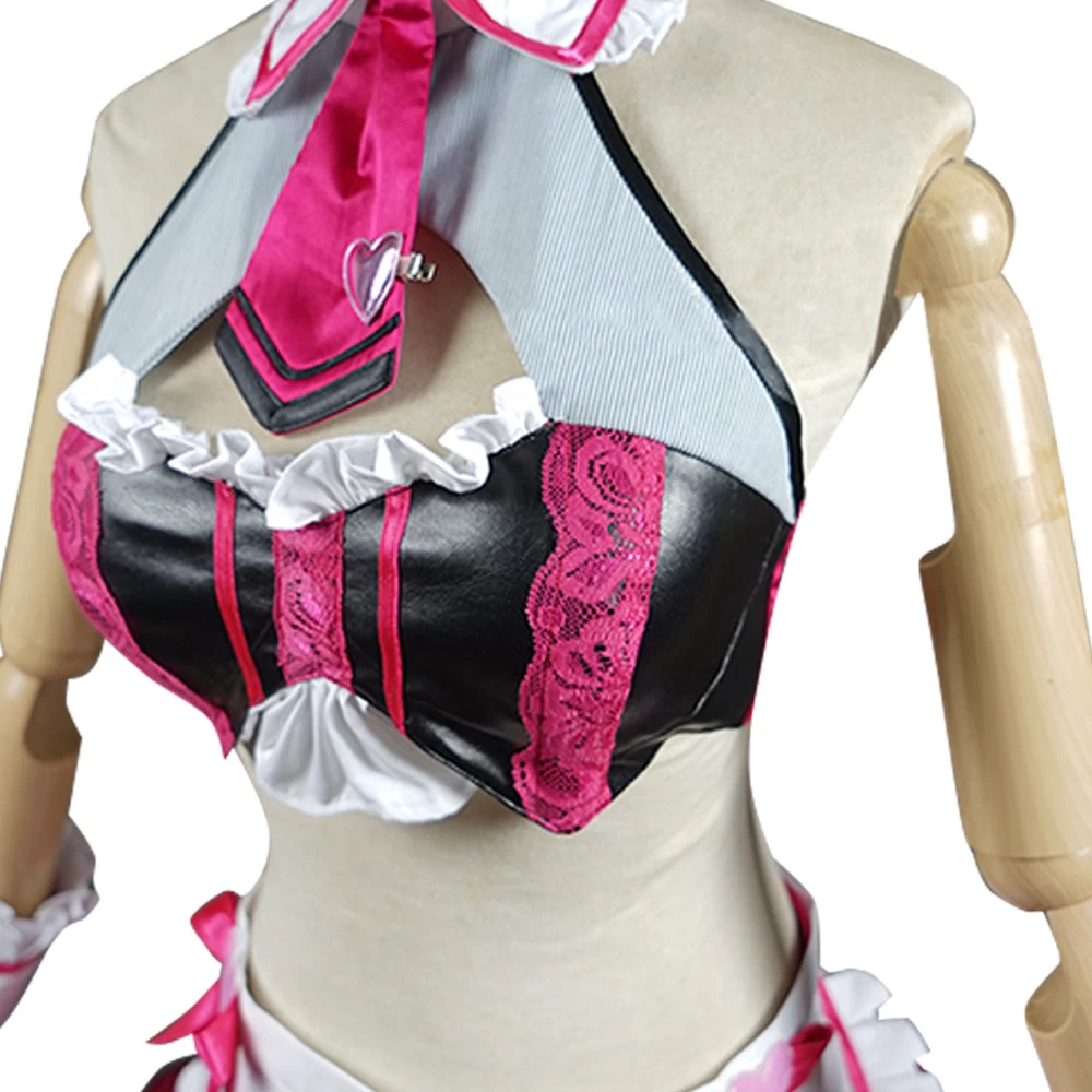 Fate Grand Order Valentine's Day Rin Tohsaka Chocolate Maid Dress Cosplay Costume 6 Fate Grand Order Valentine's Day Rin Tohsaka Chocolate Maid Dress Cosplay Costume - Image 4