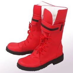 Final Fantasy VII Remake FF7 Tifa Lockhart Red Cosplay Boots -Cosplay Shop 4 98a402b5 29df 49db aebb 48f21202927b
