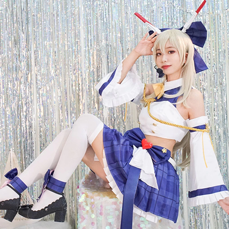 Azur Lane IJN Ayanami Cosplay Costume 6 Azur Lane IJN Ayanami Cosplay Costume - Image 4