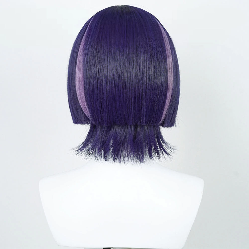 Genshin Impact Scaramouche The Wanderer Purple Cosplay Wig 6 Genshin Impact Scaramouche The Wanderer Purple Cosplay Wig - Image 4