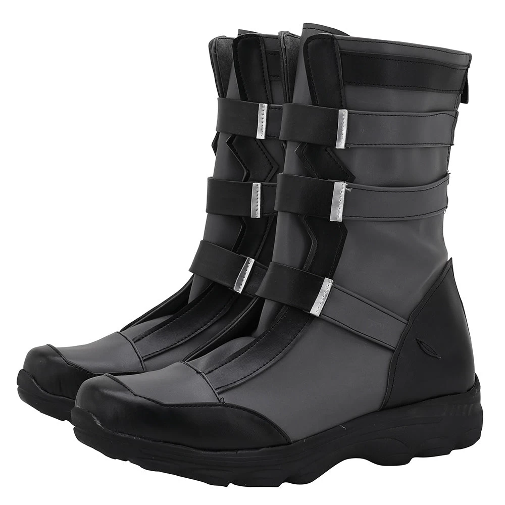 Girls' Frontline AK15 Black Shoes Cosplay Boots 7 Girls' Frontline AK15 Black Shoes Cosplay Boots - Image 5