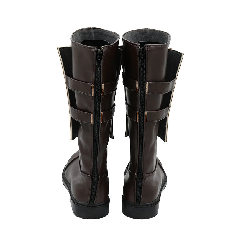 Final Fantasy XIV Thancred Waters Brown Shoes Cosplay Boots 7 Final Fantasy XIV Thancred Waters Brown Shoes Cosplay Boots - Image 5