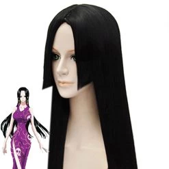 One Piece Boa Hancock Black Cosplay Wig