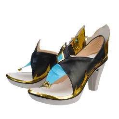 Genshin Impact Shenhe Black Cosplay Shoes -Cosplay Shop 6 7fb24cac aaaa 47e6 90da 90530ea37410
