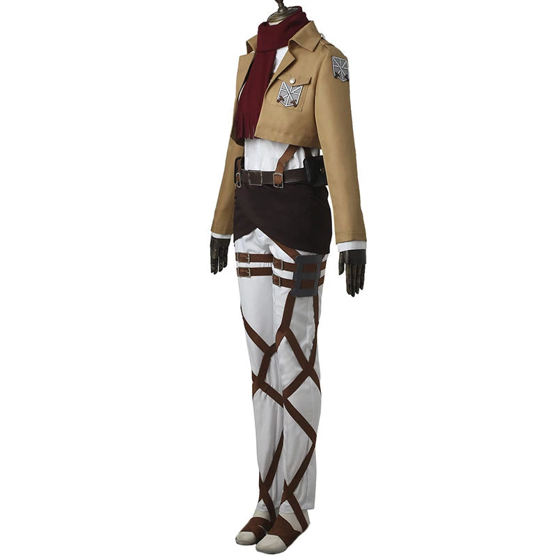 Attack On Titan Shingeki No Kyojin Mikasa Akkaman Mikasa Ackerman 104th Cadet Corps Cosplay Costume - No Boots 9 Attack On Titan Shingeki No Kyojin Mikasa Akkaman Mikasa Ackerman 104th Cadet Corps Cosplay Costume - No Boots - Image 7