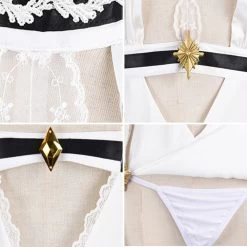 Azur Lane USS Massachusetts Dressed To Impress Cosplay Costume -Cosplay Shop 8 880348d8 2f10 47b6 91b1 b4745829f8c0