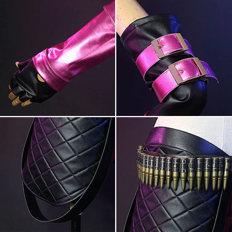 League Of Legends LOL Loose Cannon Jinx Game Cosplay Costume 10 League Of Legends LOL Loose Cannon Jinx Game Cosplay Costume - Image 8