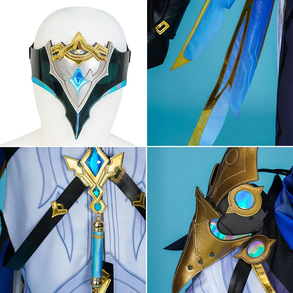 Genshin Impact Fatui Il The Doctor Cosplay Costume 11 Genshin Impact Fatui Il The Doctor Cosplay Costume - Image 9