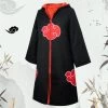 Akatsuki Sasuke Uchiha From Naruto Halloween Coat Cosplay Costume