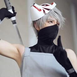 Anbu's Hatake Kakashi From Naruto Halloween Cosplay Costume 8 Anbu's Hatake Kakashi From Naruto Halloween Cosplay Costume -Cosplay Shop Anbu sHatakeKakashifromNarutoHalloweenCosplayCostume 3