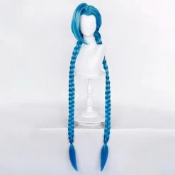 League Of Legends LOL Arcane Jinx Halloween Blue Cosplay Wig