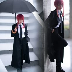 Chainsaw Man Makima Halloween Cosplay Costume - Including Coat