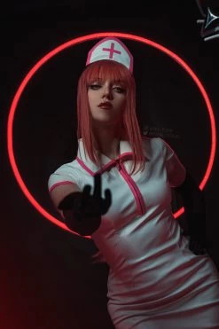 Chainsaw Man Power Makima Nurse Cosplay Costume -Cosplay Shop DSC02057