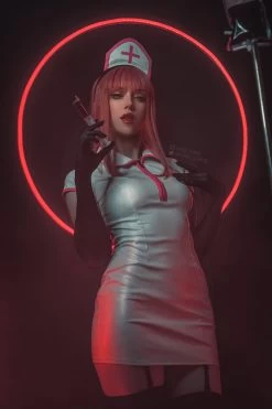 Chainsaw Man Power Makima Nurse Cosplay Costume -Cosplay Shop DSC02088