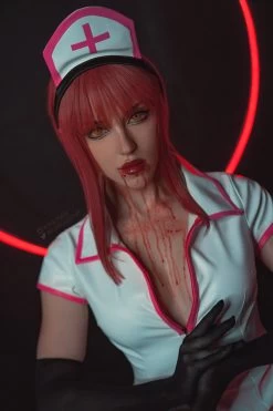 Chainsaw Man Power Makima Nurse Cosplay Costume -Cosplay Shop DSC02174