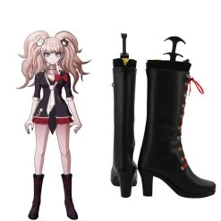 Danganronpa Dangan Ronpa : Trigger Happy Havoc Junko Enoshima Black Shoes Cosplay Boots -Cosplay Shop DanganronpaDanganRonpaTriggerHappyHavocJunkoEnoshimaBlackShoesCosplayBoots 3