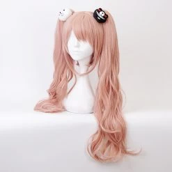 Danganronpa: Trigger Happy Havoc Junko Enoshima Orange Pink Cosplay Wig -Cosplay Shop DanganronpaTriggerHappyHavocJunkoEnoshimaOrangePinkCosplayWig IncludingHeadwear 3