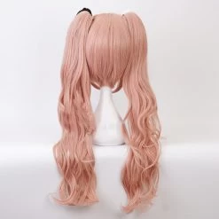 Danganronpa: Trigger Happy Havoc Junko Enoshima Orange Pink Cosplay Wig -Cosplay Shop DanganronpaTriggerHappyHavocJunkoEnoshimaOrangePinkCosplayWig IncludingHeadwear 5