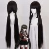 Danganronpa V3: Killing Harmony Maki Harukawa Black Cosplay Wig -Cosplay Shop DanganronpaV3KillingHarmonyMakiHarukawaBlackCosplayWig