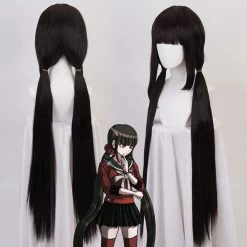 Danganronpa V3: Killing Harmony Maki Harukawa Black Cosplay Wig