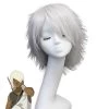 Darui From Naruto Halloween Silver Grey Cosplay Wig -Cosplay Shop DaruifromNarutoHalloweenSilverGreyCosplayWig