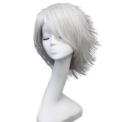Darui From Naruto Halloween Silver Grey Cosplay Wig -Cosplay Shop DaruifromNarutoHalloweenSilverGreyCosplayWig 3
