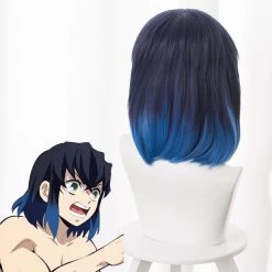 Demon Slayer Kimetsu No Yaiba Inosuke Hashibira Blue Black Cosplay Wig -Cosplay Shop DemonSlayerKimetsuNoYaibaInosukeHashibiraBlueBlackCosplayWig 5