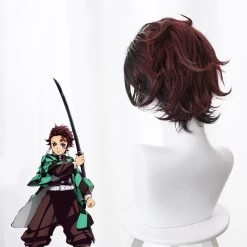 Demon Slayer: Kimetsu No Yaiba Kamado Tanjirou Red Brown Cosplay Wig -Cosplay Shop DemonSlayerKimetsuNoYaibaKamadoTanjirouRedBrownCosplayWig 4