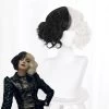 Disney Movie Cruella De Vil Black White Cosplay Wig -Cosplay Shop DisneyMovieCruelladeVilBlackWhiteCosplayWig