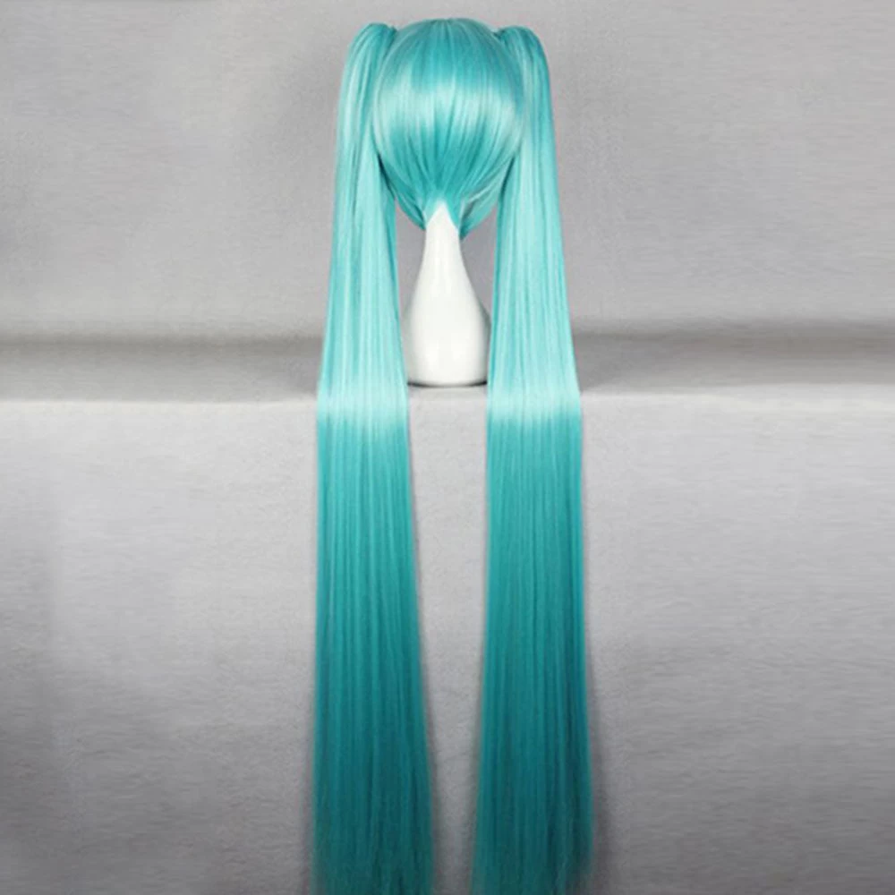 Vocaloid Hatsune Miku Water Blue Cosplay Wig 4 Vocaloid Hatsune Miku Water Blue Cosplay Wig - Image 2