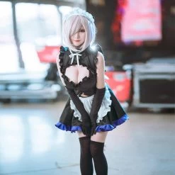 Fate Grand Order Mash Kyrielight Shielder Maid Cosplay Costume