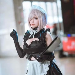 Fate Grand Order Mash Kyrielight Shielder Maid Cosplay Costume 10 Fate Grand Order Mash Kyrielight Shielder Maid Cosplay Costume -Cosplay Shop FateGrandOrderMashKyrielightShielderMaidCosplayCostume
