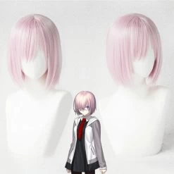 Fate Grand Order Mash Kyrielight Shielder Pink Cosplay Wig