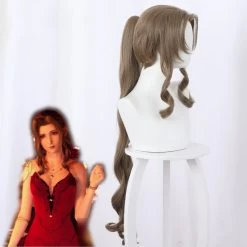 Final Fantasy VII Remake FF7 Aerith Gainsborough Brown Cosplay Wig 10 Final Fantasy VII Remake FF7 Aerith Gainsborough Brown Cosplay Wig -Cosplay Shop FinalFantasyVIIRemakeFF7AerithGainsboroughBrownCosplayWig 4
