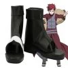 Gaara From Naruto Halloween Black Cosplay Shoes