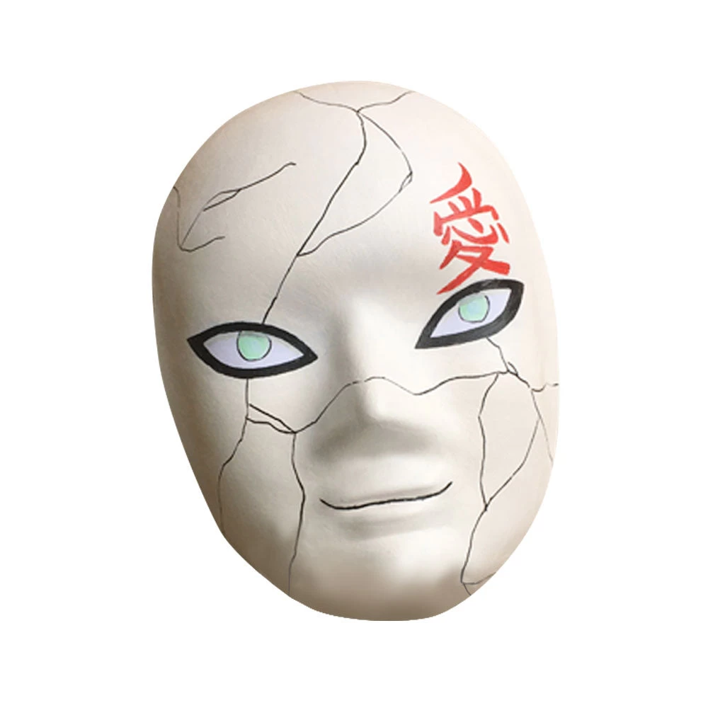 Gaara From Naruto Halloween Mask Cosplay Accessory Prop 3 Gaara From Naruto Halloween Mask Cosplay Accessory Prop