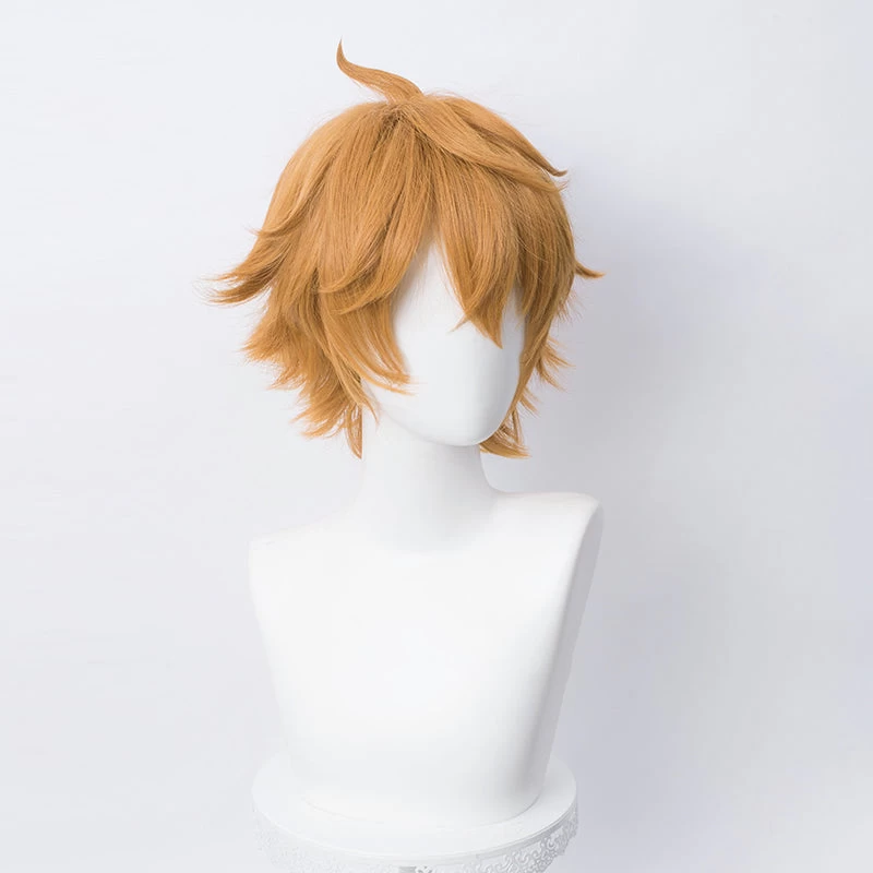 Genshin Impact Childe Tartaglia Orange Cosplay Wig 6 Genshin Impact Childe Tartaglia Orange Cosplay Wig - Image 4