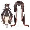 Genshin Impact Hu Tao Brown Cosplay Wig