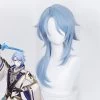 Genshin Impact Kamisato Ayato Blue Cosplay Wig -Cosplay Shop GenshinImpactKamisatoAyatoBlueCosplayWig