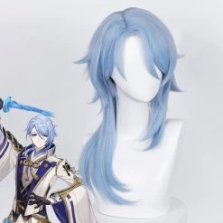 Genshin Impact Kamisato Ayato Blue Cosplay Wig -Cosplay Shop GenshinImpactKamisatoAyatoBlueCosplayWig 3