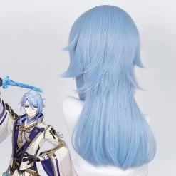 Genshin Impact Kamisato Ayato Blue Cosplay Wig -Cosplay Shop GenshinImpactKamisatoAyatoBlueCosplayWig 4