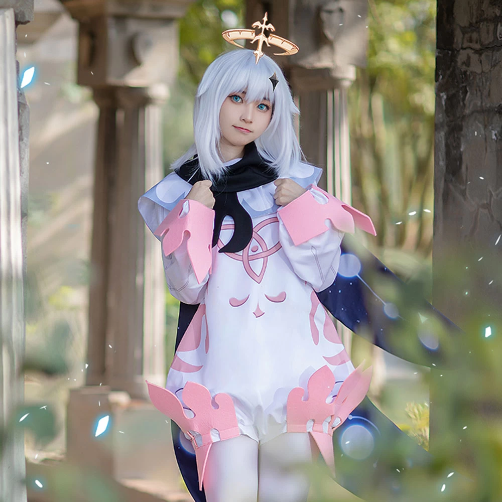 Genshin Impact Paimon Halloween Cosplay Costume 7 Genshin Impact Paimon Halloween Cosplay Costume - Image 5