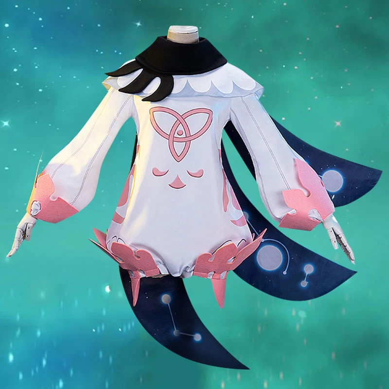 Genshin Impact Paimon Halloween Cosplay Costume 4 Genshin Impact Paimon Halloween Cosplay Costume - Image 2