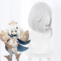 Genshin Impact Paimon White Cosplay Wig 10 Genshin Impact Paimon White Cosplay Wig -Cosplay Shop GenshinImpactPaimonWhiteCosplayWig 4